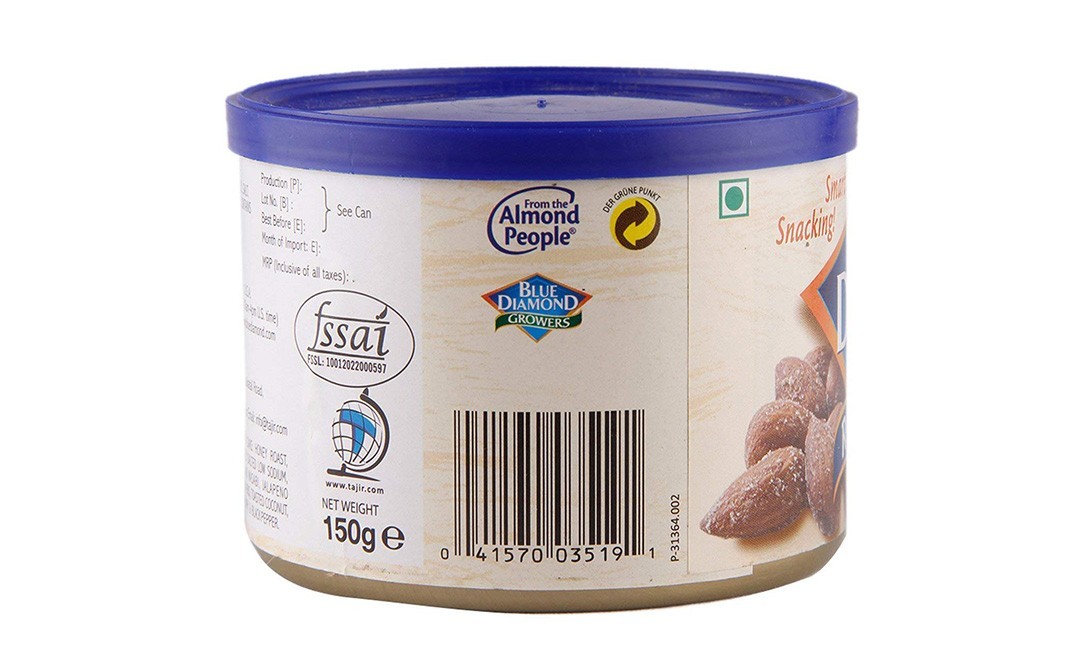 Blue Diamond Almonds Roasted Salted   Tin  150 grams